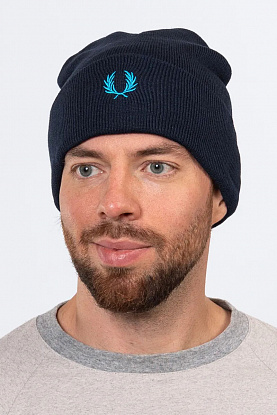 Шапка logo-embroidered - Navy