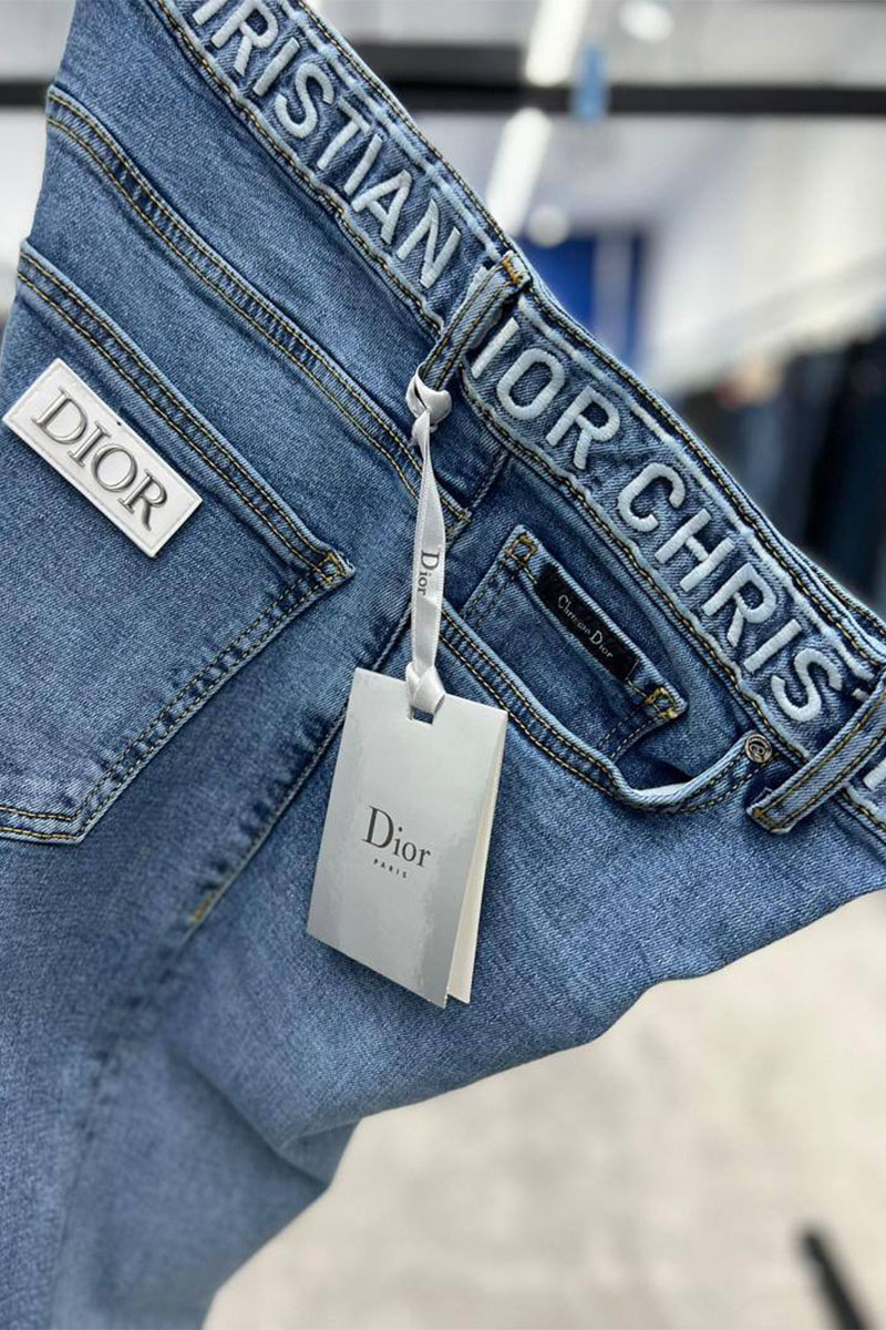 Dior Мужские светло-синие джинсы