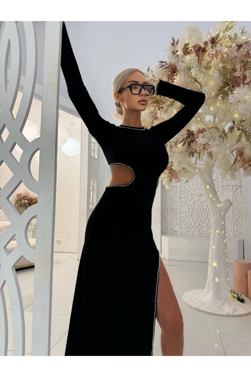 Designer Clothing Женское черное платье