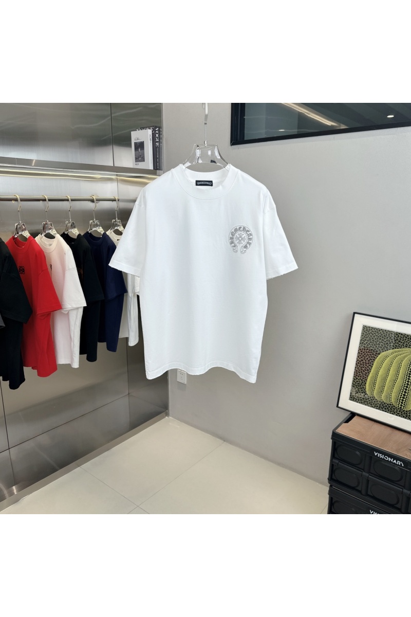 Chrome Hearts Белая оверсайз футболка Premium