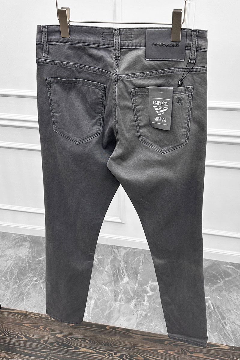 Emporio Armani EA7 Мужские серые джинсы 