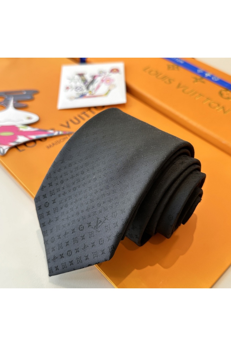 Lоuis Vuittоn Галстук Monogram premium - Black