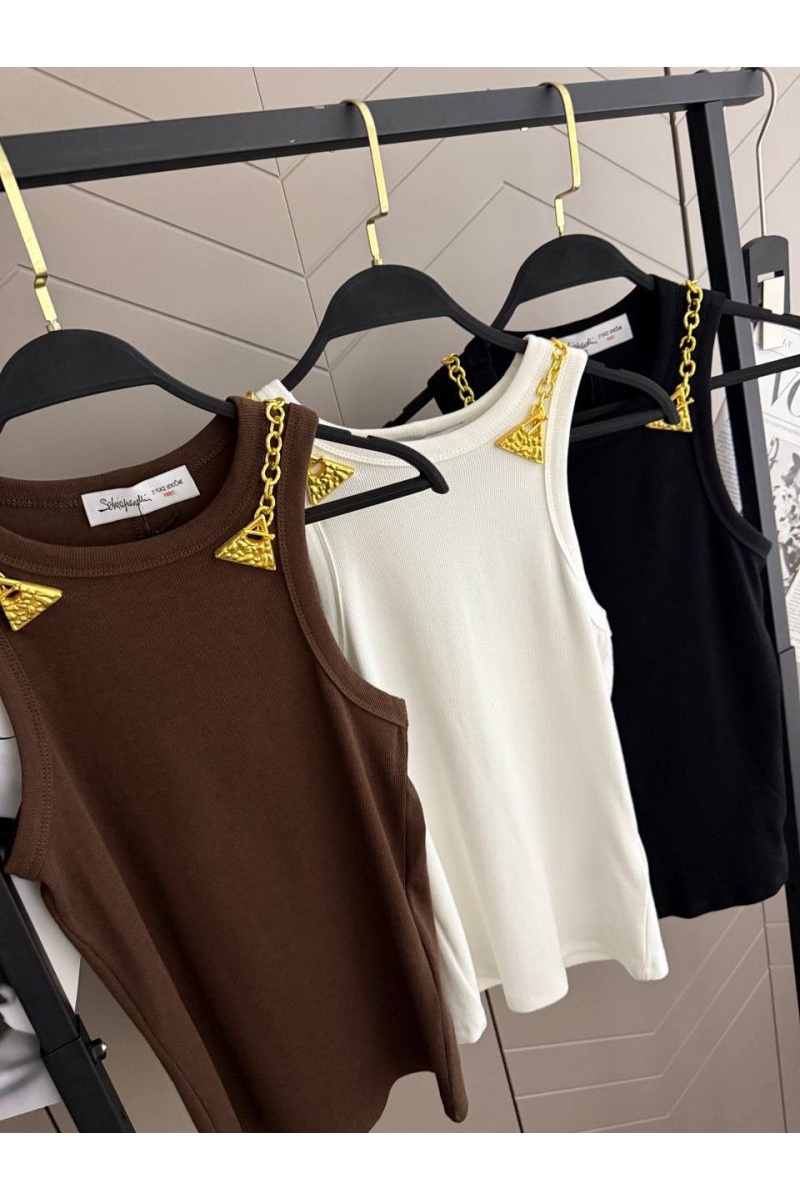 Schiaparelli Женская майка premium - Brown