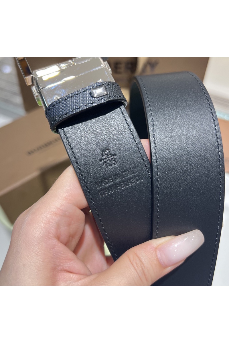 Burberry Кожаный ремень Check TB premium
