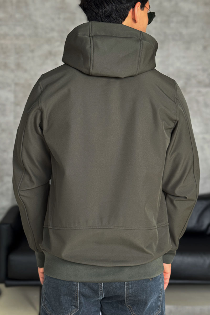 C.P. Company Зелёная ветровка Pro-Tek lens detail 