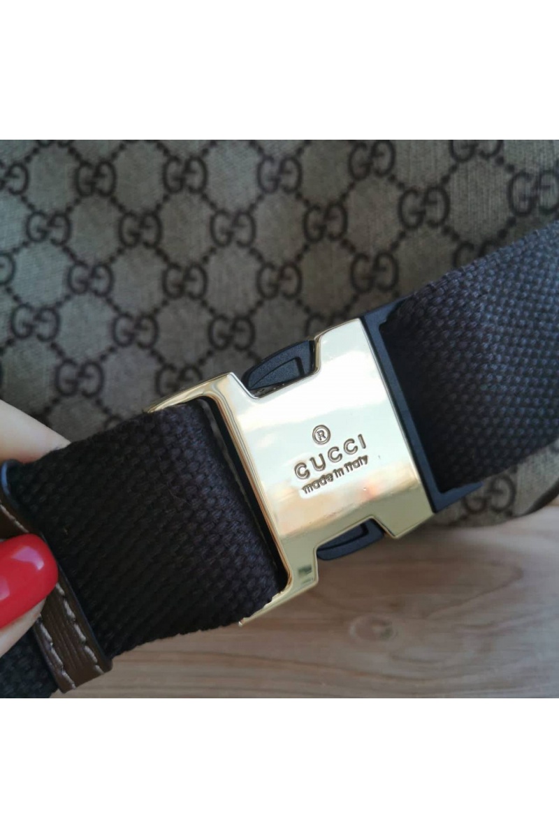 Gucci Сумка на пояс Interlocking G 23x12x2.5 см - Brown