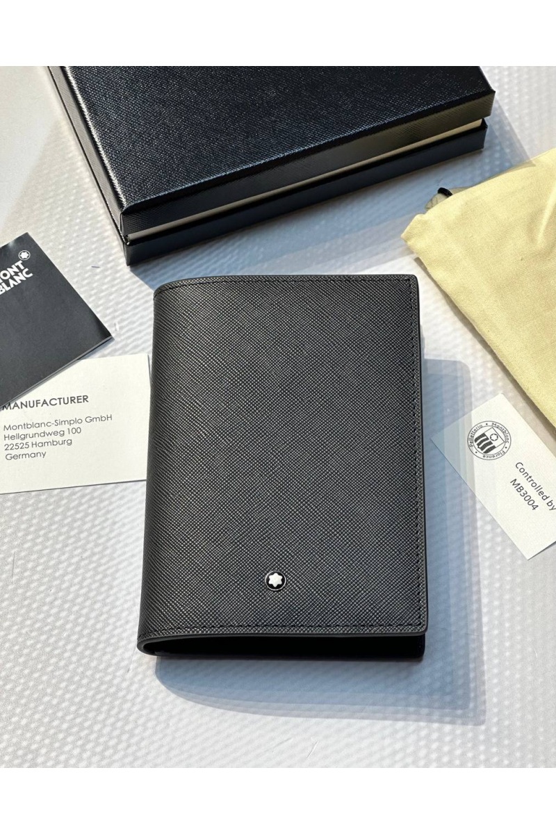 Montblanc Кожаная обложка для паспорта Premium 14x10 см