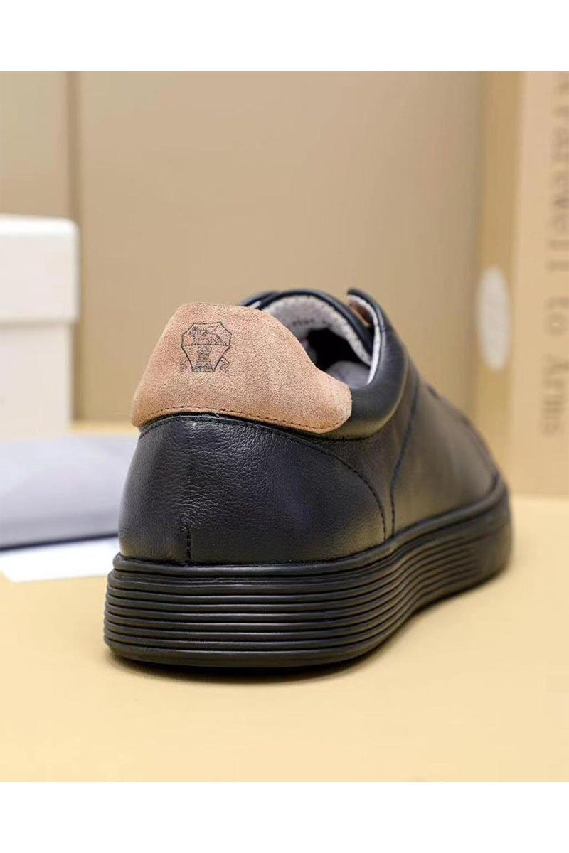 Designer Кожаные кроссовки синего цвета