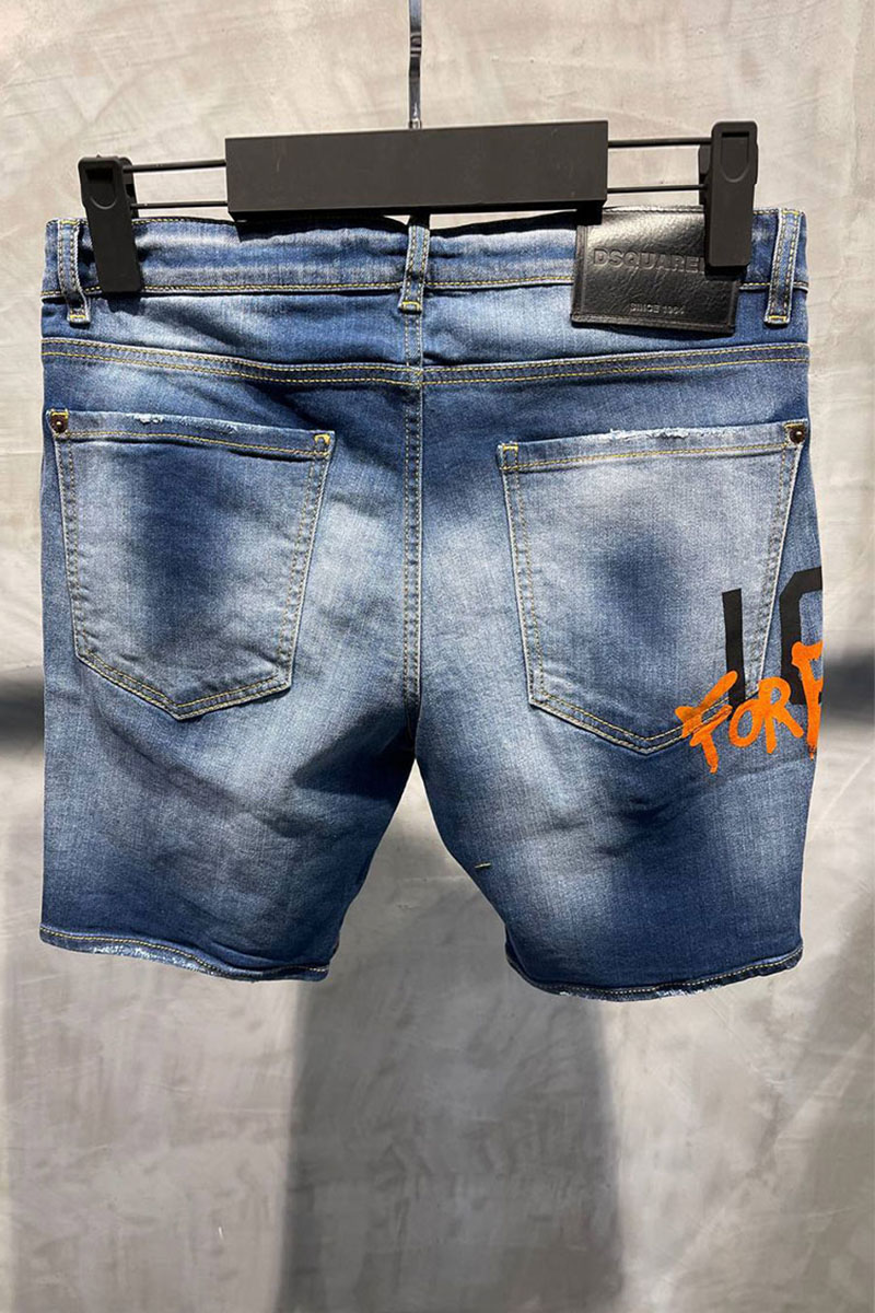Dsquared2 Мужские джинсовые шорты ICON Forever - Blue