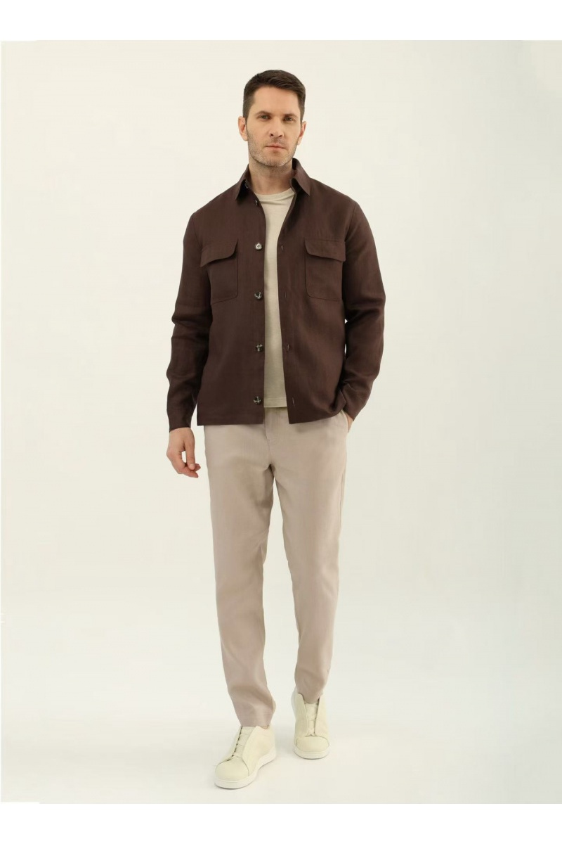 Loro Piana Мужские бежевые брюки premium