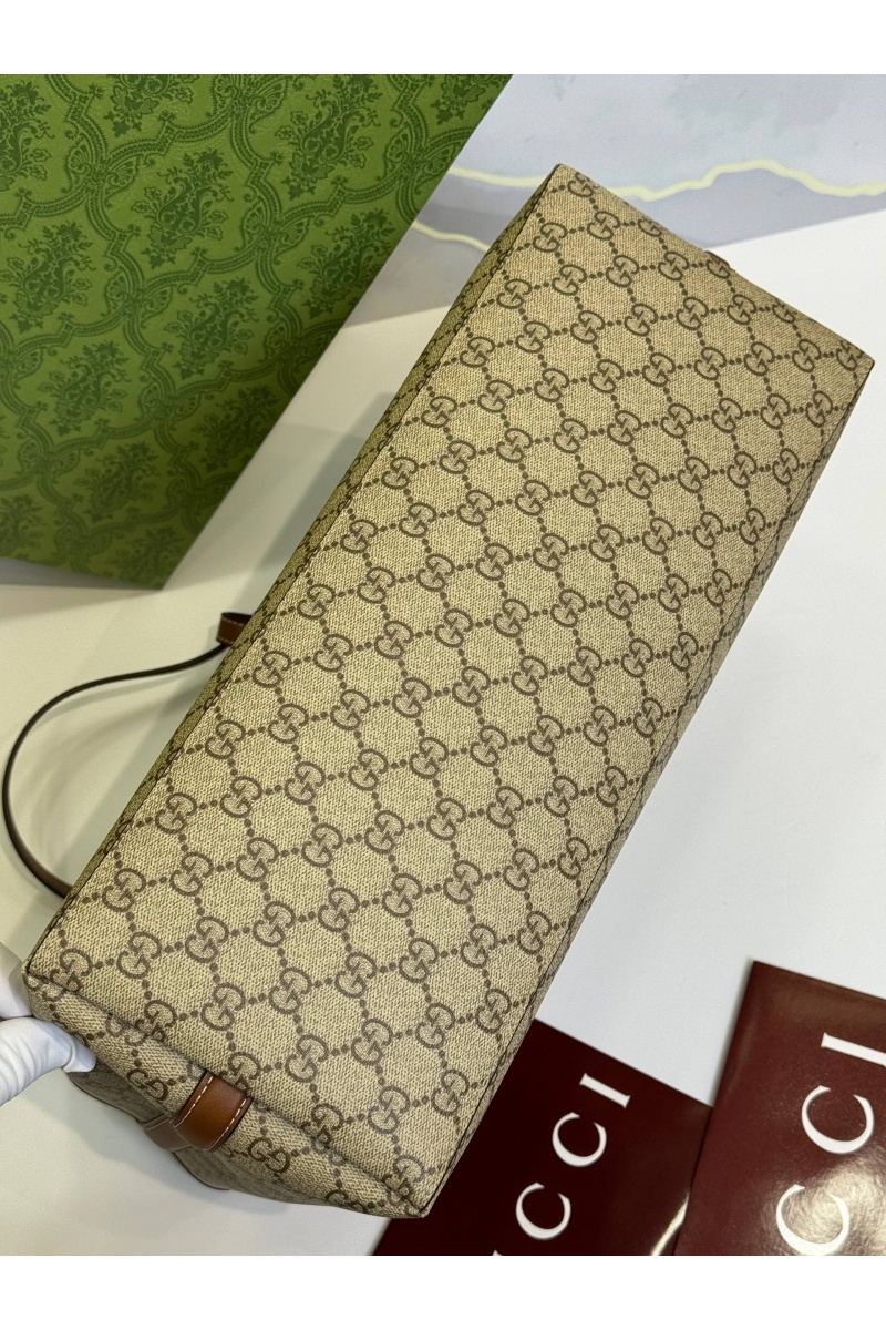 Gucci Кожаная сумка GG Emblem premium 38x25x15 см