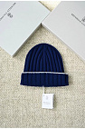 Кашемировая шапка premium - Purplish Blue