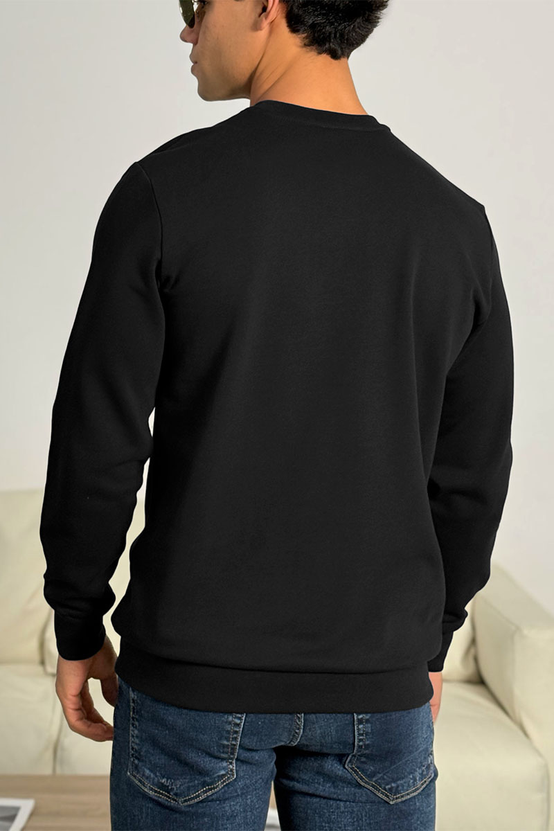 Emporio Armani EA7 Чёрный свитшот logo-print 