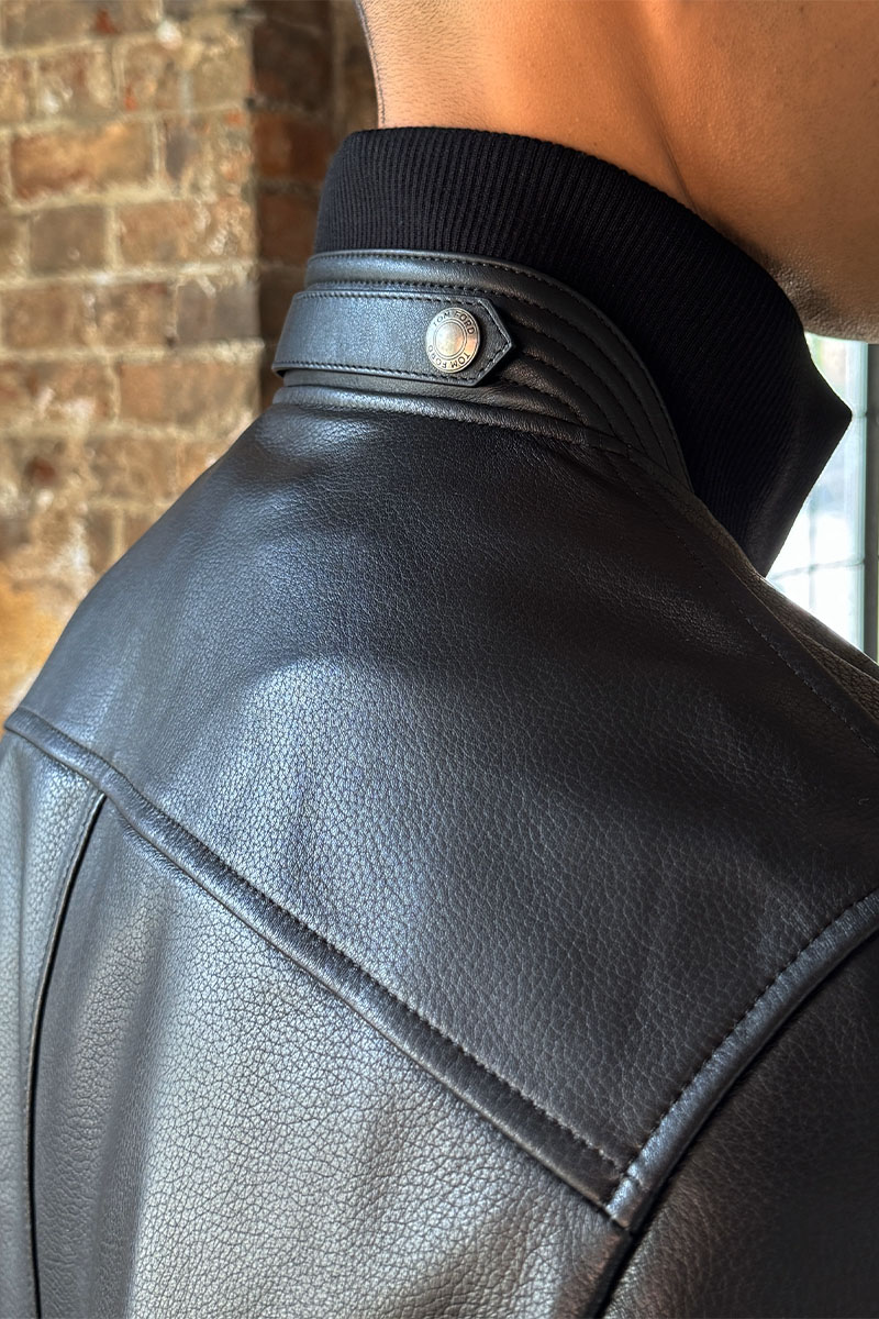 Tom Ford Мужская кожаная куртка Premium