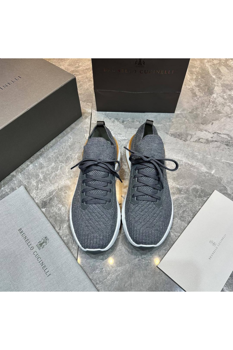 Designer Мужские кроссовки knitted - Grey