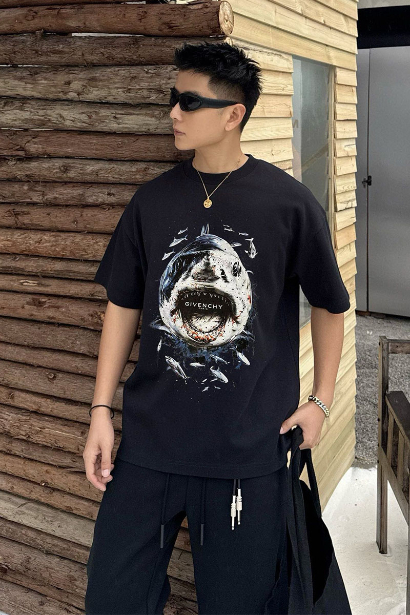 Givenchy Чёрная оверсайз футболка Premium