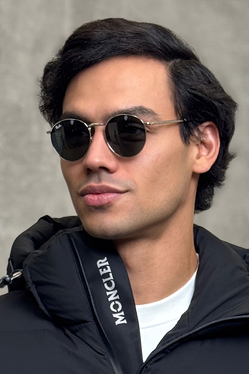 Ray Ban Солнцезащитные очки New Round - Black