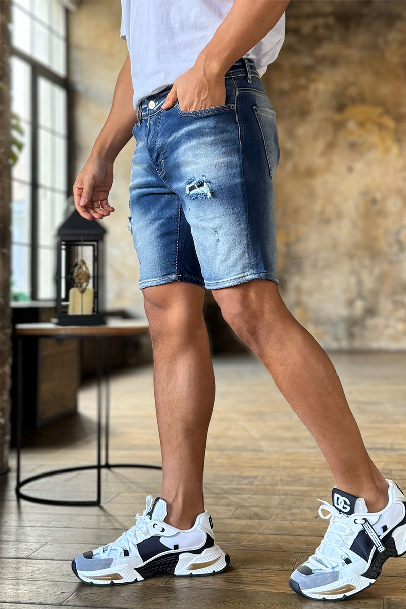 Dsquared2 Мужские джинсовые шорты Dean Caten