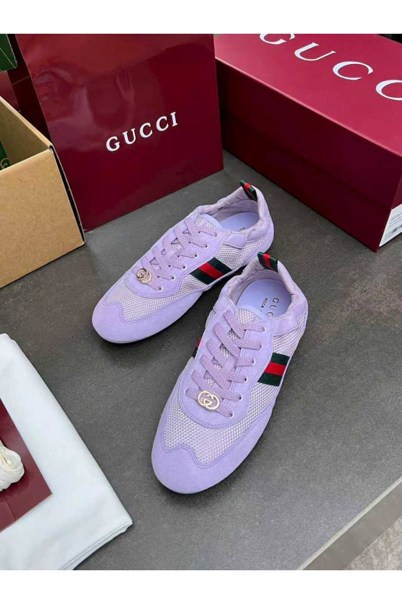 Gucci Женские кроссовки GG Shift premium