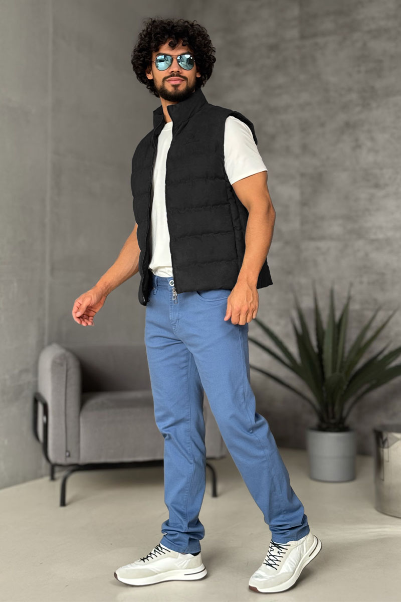 Loro Piana Мужской чёрный жилет 