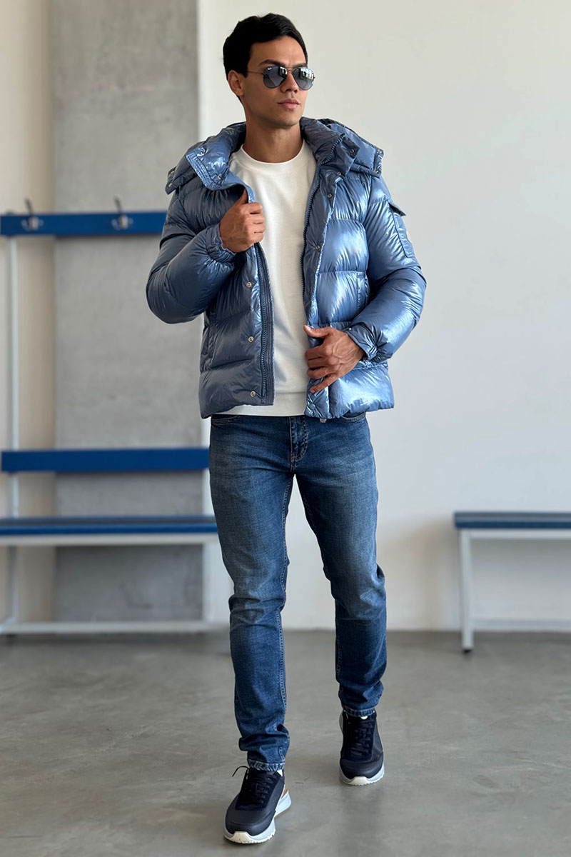 Moncler Мужской пуховик Maya 70 - Blue 