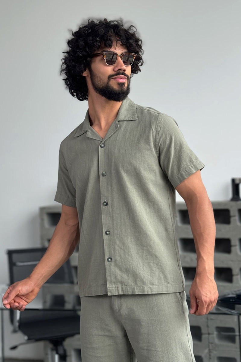 Loro Piana Мужской костюм цвета хаки