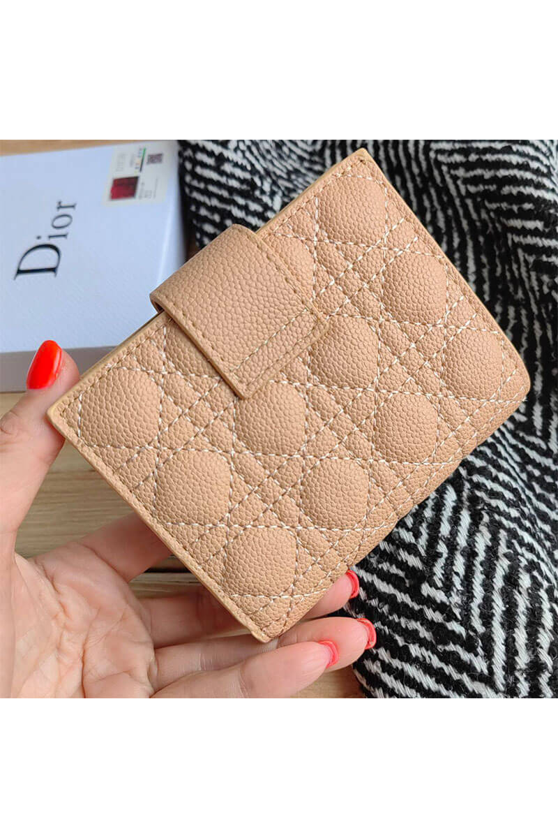 Dior Кожаный кошелёк 12x10 см (5 расцветок)