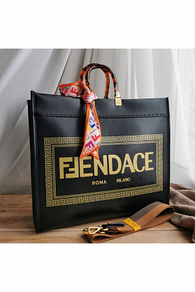 Кожаная сумка-шоппер Damen Sunshine 40x34 см