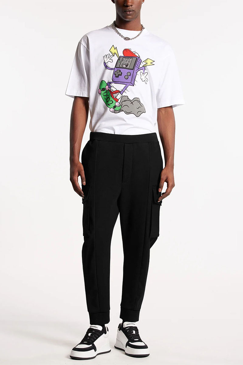 Dsquared2 Мужские чёрные джоггеры 