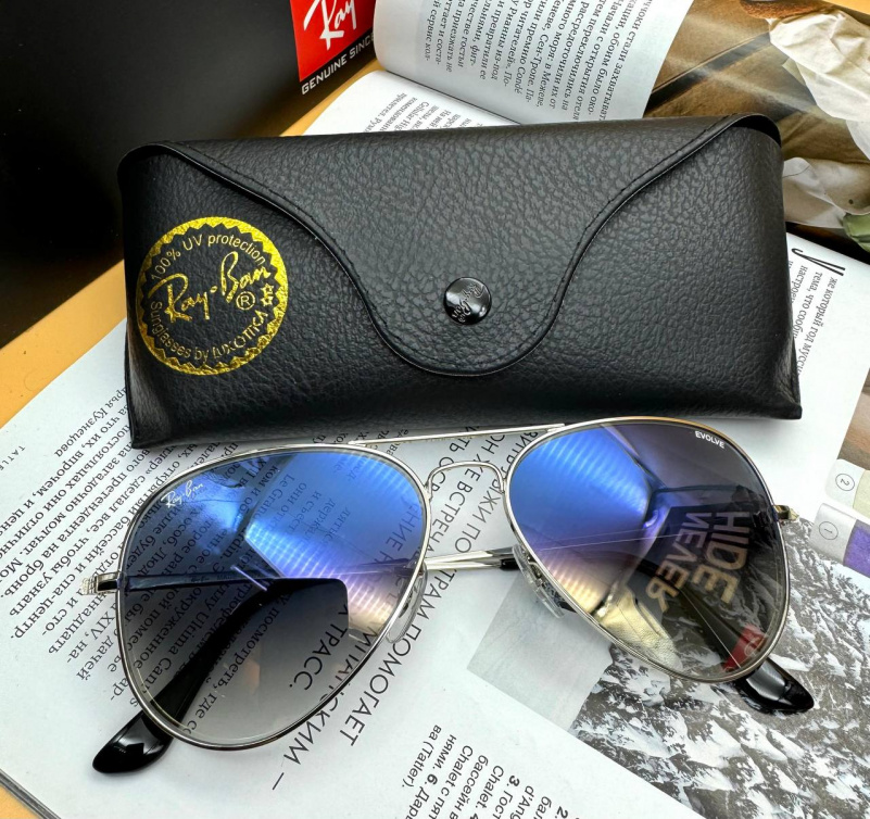 Ray Ban Солнцезащитные очки Aviator Large Metal