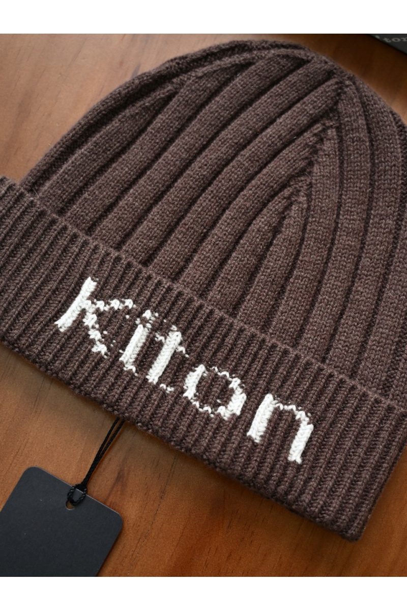 Kiton Кашемировая шапка premium - Coffee