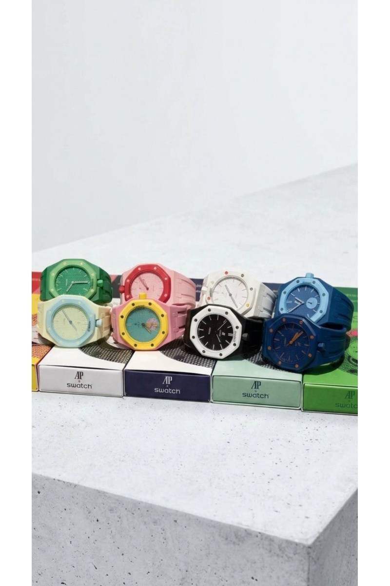 Designer Clothing Часы Audemars Piguet x Swatch "Royal Pop" Lan Ba premium