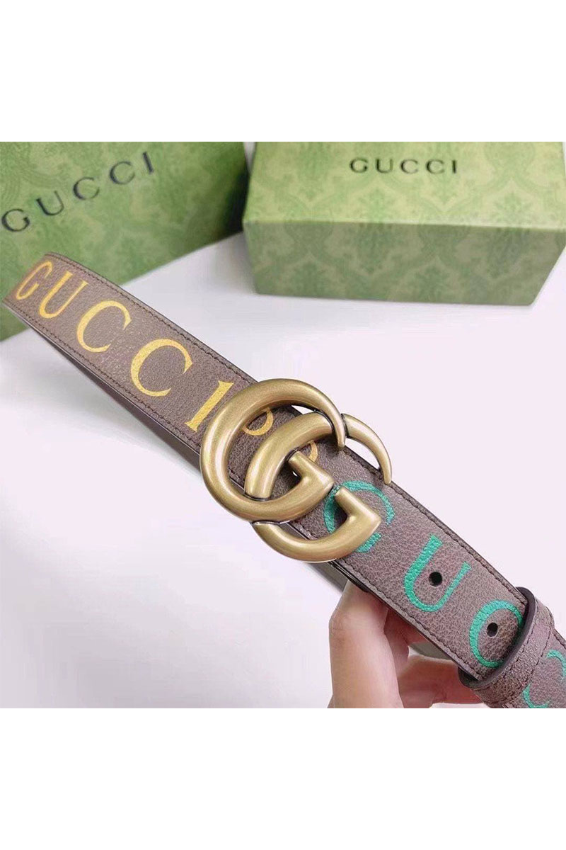 Gucci Кожаный ремень Marmont (ширина 3 см, длина 95 / 100 см)