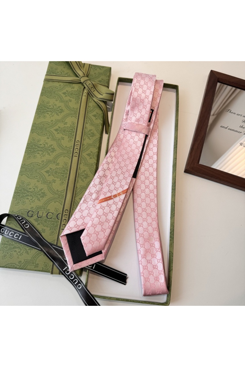 Gucci Галстук GG Monogram premium 146x7 см - Pink