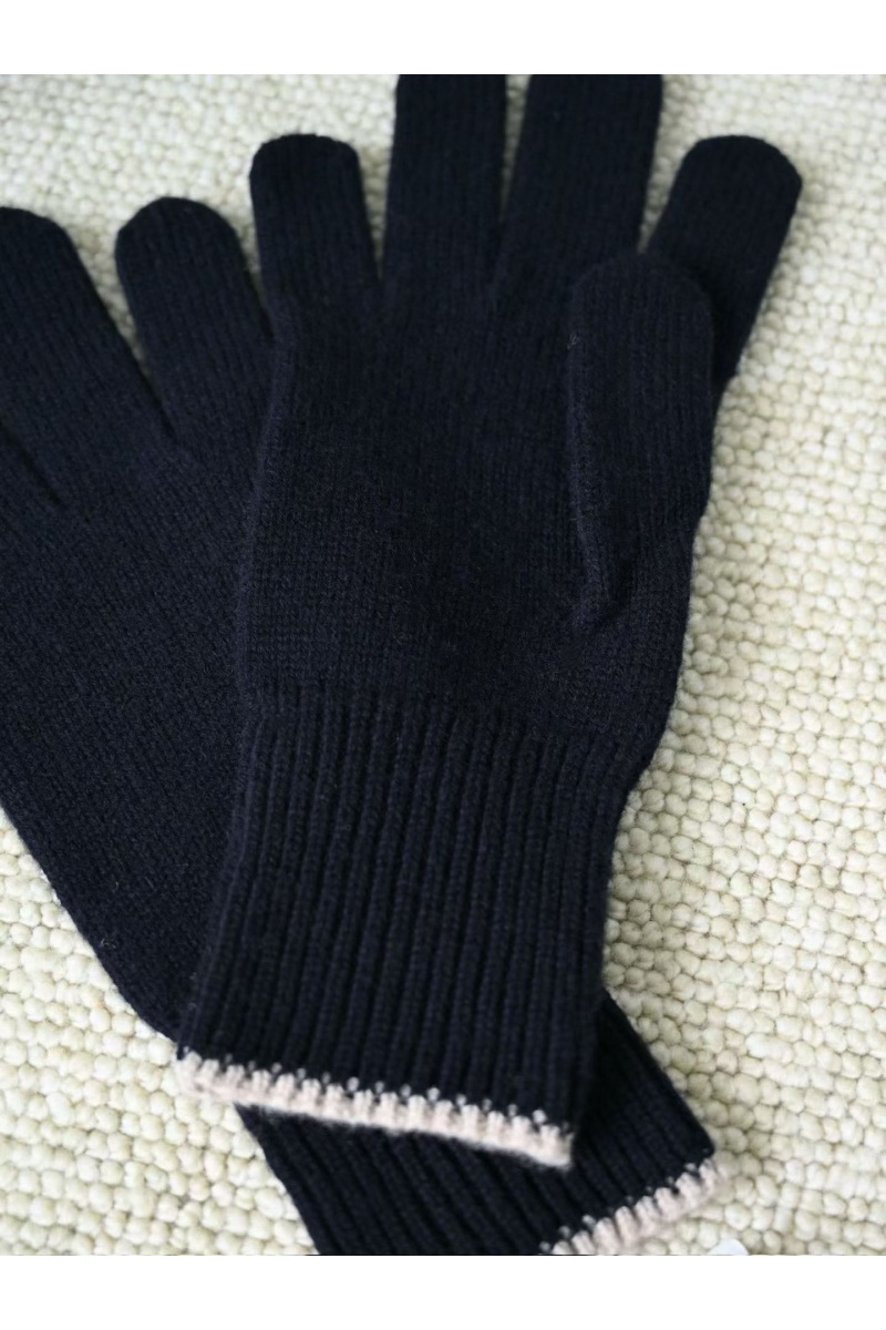 Designer Кашемировые перчатки premium - Dark Blue