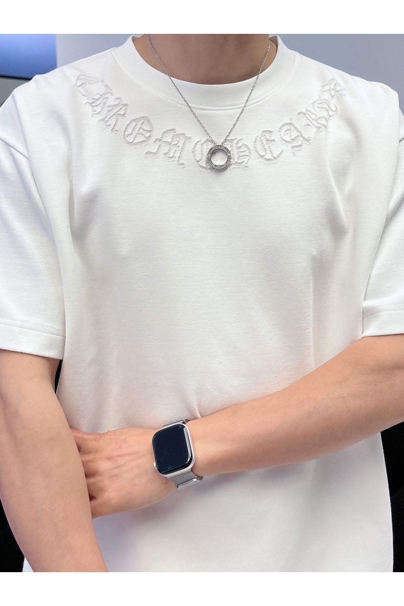 Chrome Hearts Белая оверсайз футболка premium