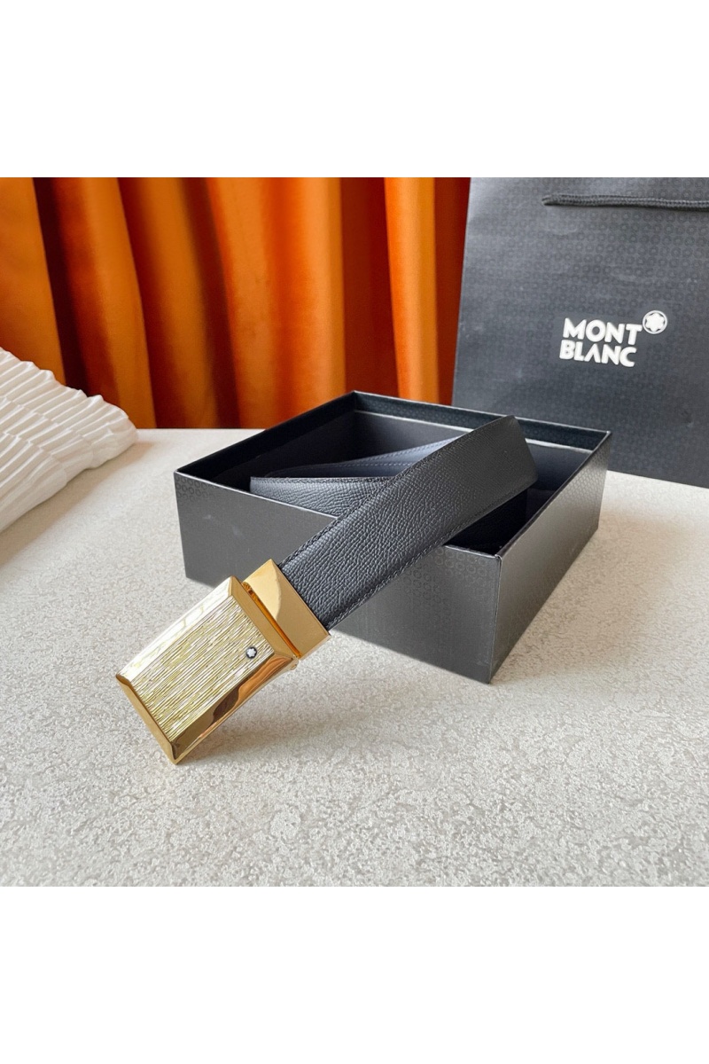 Montblanc Двусторонний кожаный ремень Premium (ширина 3.5 см)