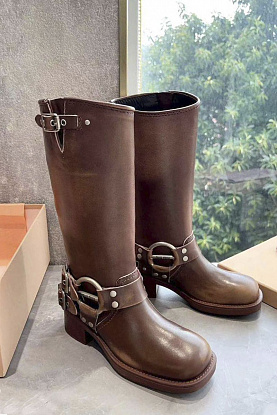 Женские кожаные сапоги Ankle Premium