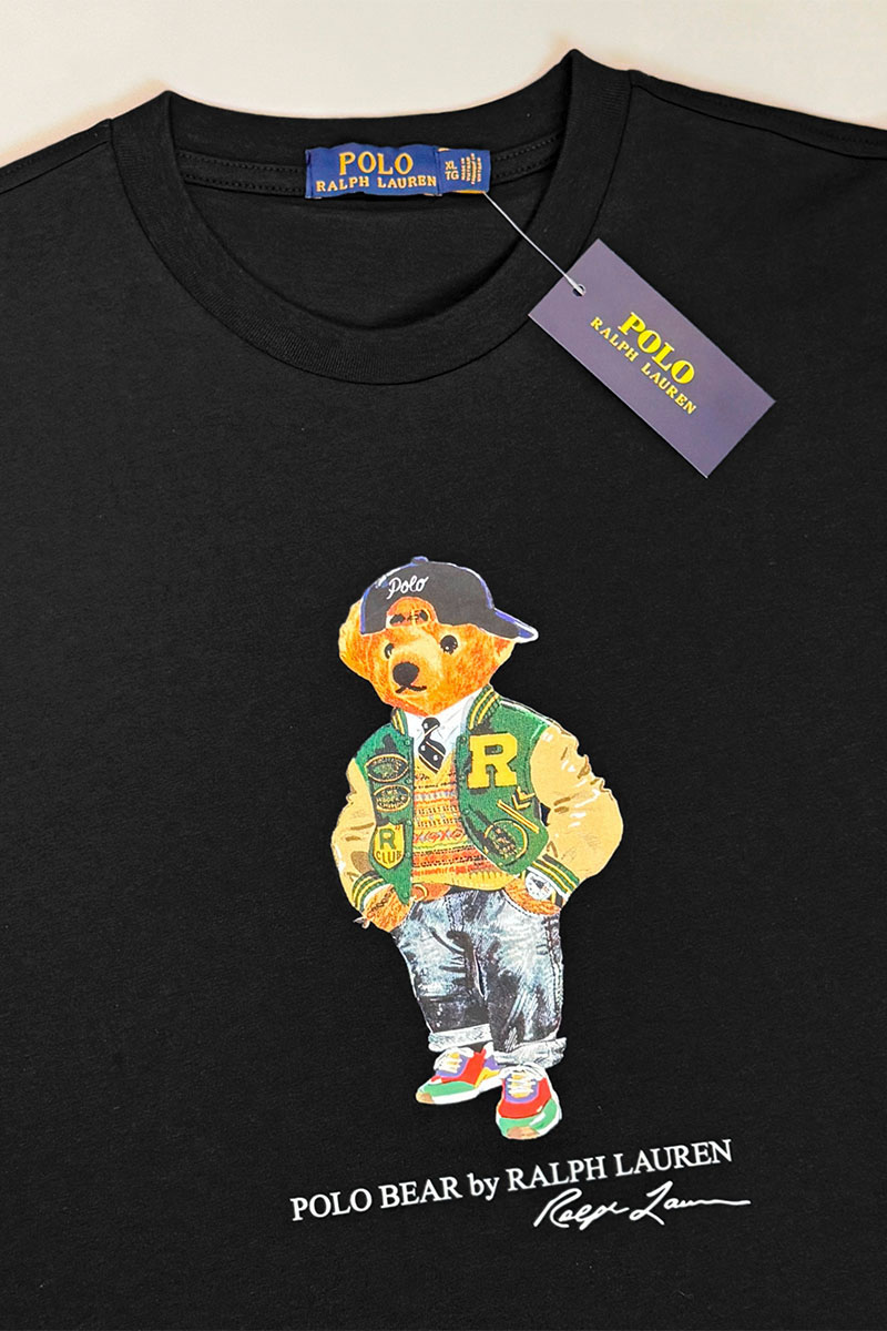 Polo Ralph Lauren Мужская футболка Varsity Bear - Black 
