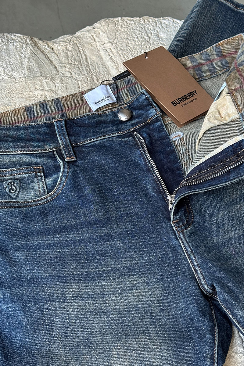 Burberry Мужские синие джинсы premium