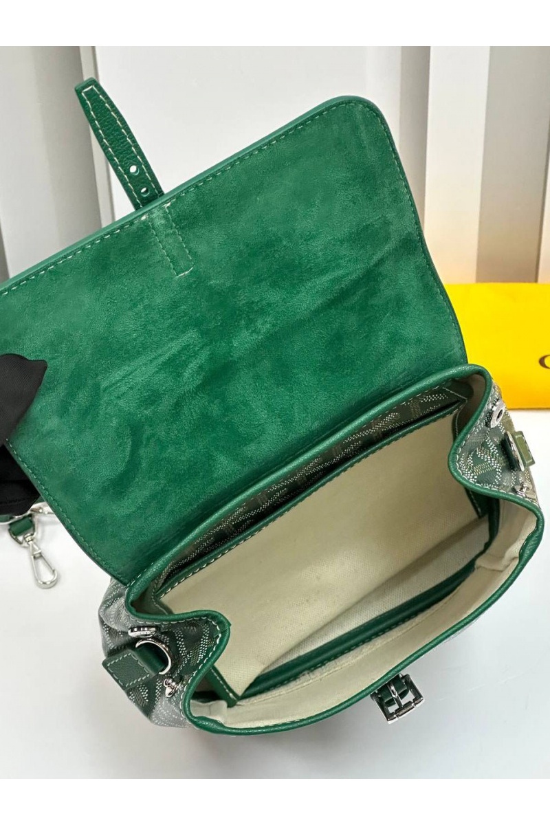 Designer Clothing Женский рюкзак Goyard Alpin Mini Premium 23x19x9.5 см - Green
