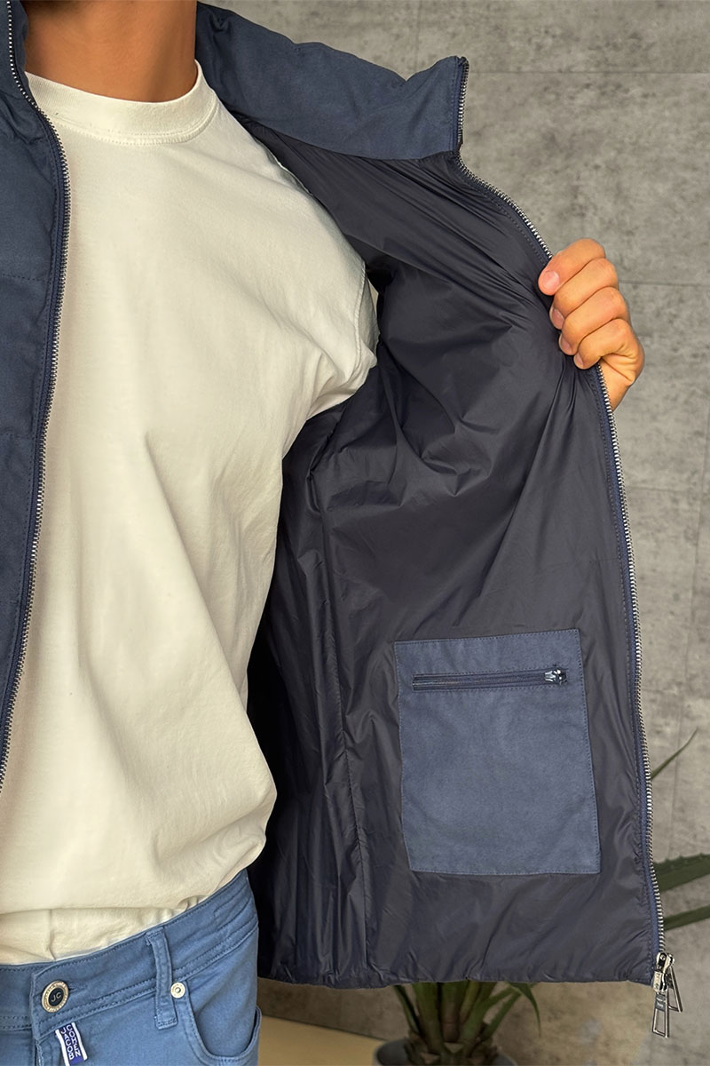 Loro Piana Мужской синий жилет 