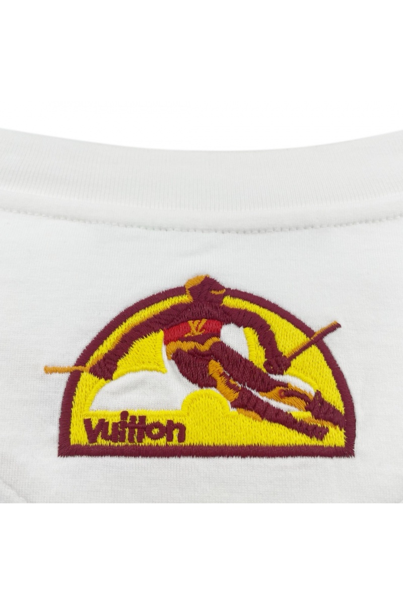 Lоuis Vuittоn Белая футболка Premium graphic-print 