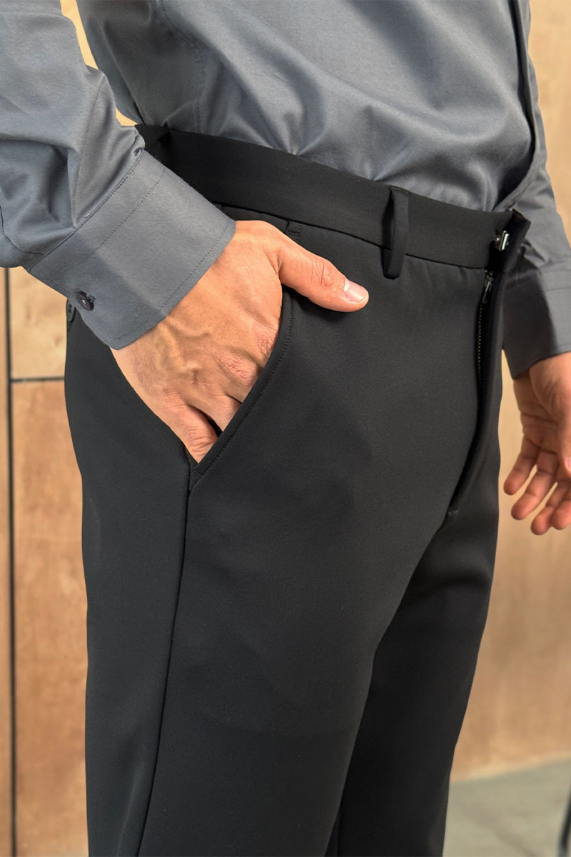 Zegna Утеплённые брюки чёрного цвета 