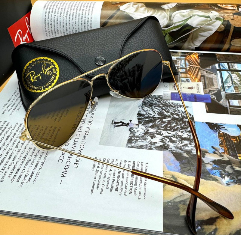 Ray Ban Солнцезащитные очки Aviator Large Metal