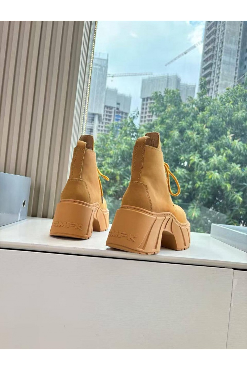 Designer Clothing Женские замшевые ботинки на платформе SMFK premium