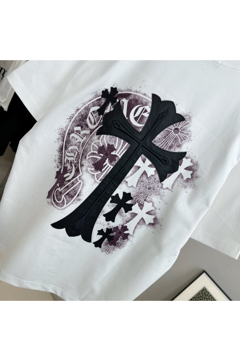 Chrome Hearts Белая оверсайз футболка Premium