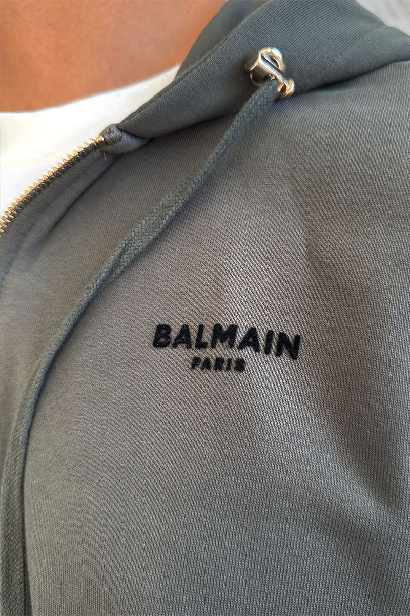 Balmain Зелёный спортивный костюм