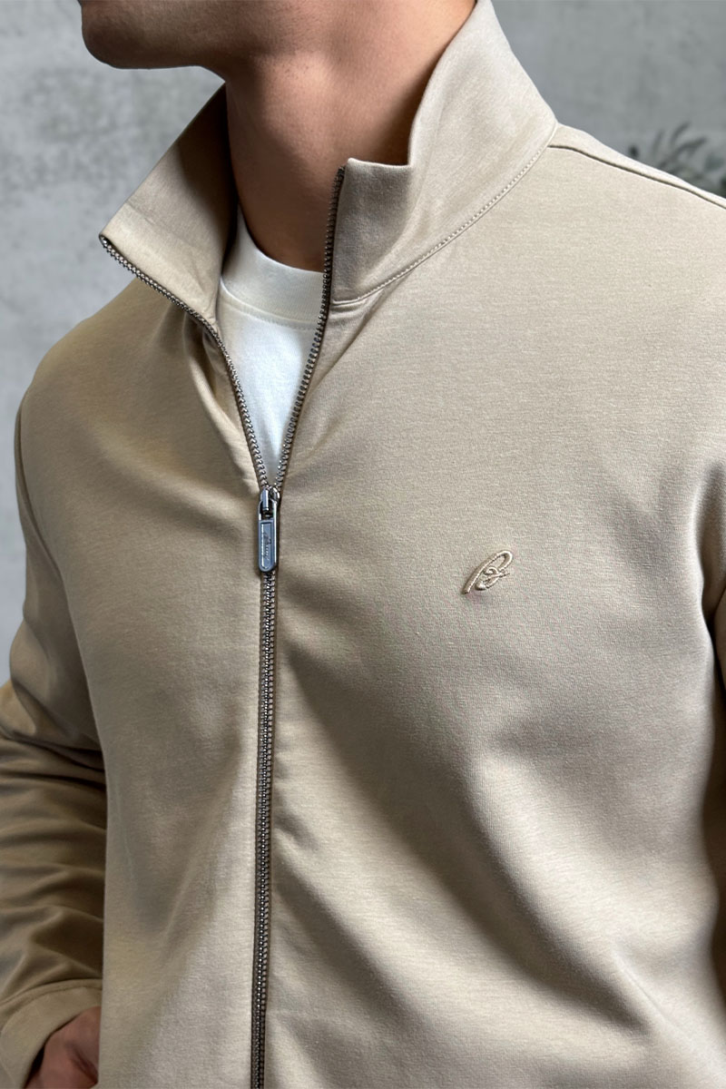 Brioni Бежевый спортивный костюм B-еmbroidery