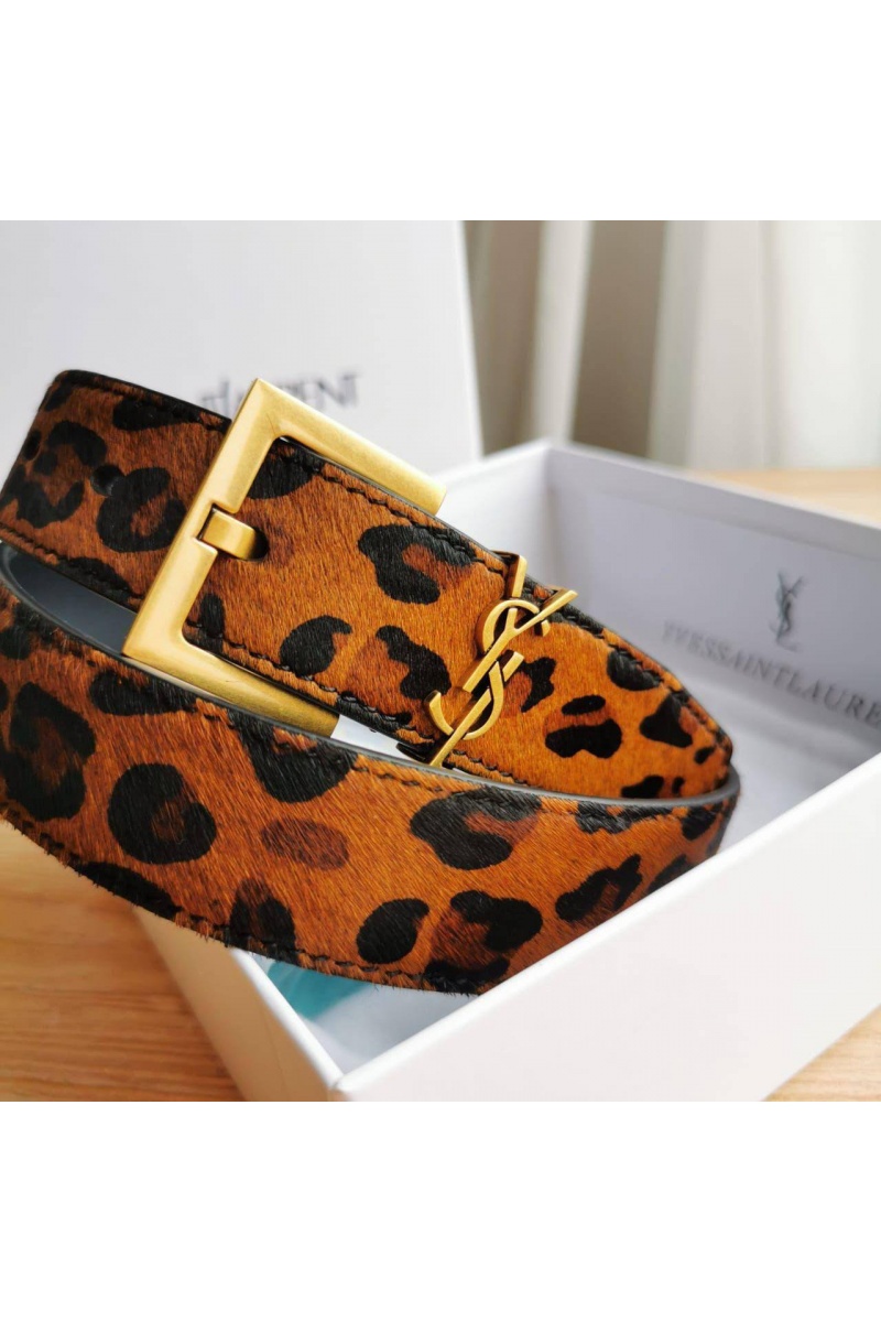 Yves Saint Laurent Кожаный ремень (ширина 3 см, длина 80 / 85 см)